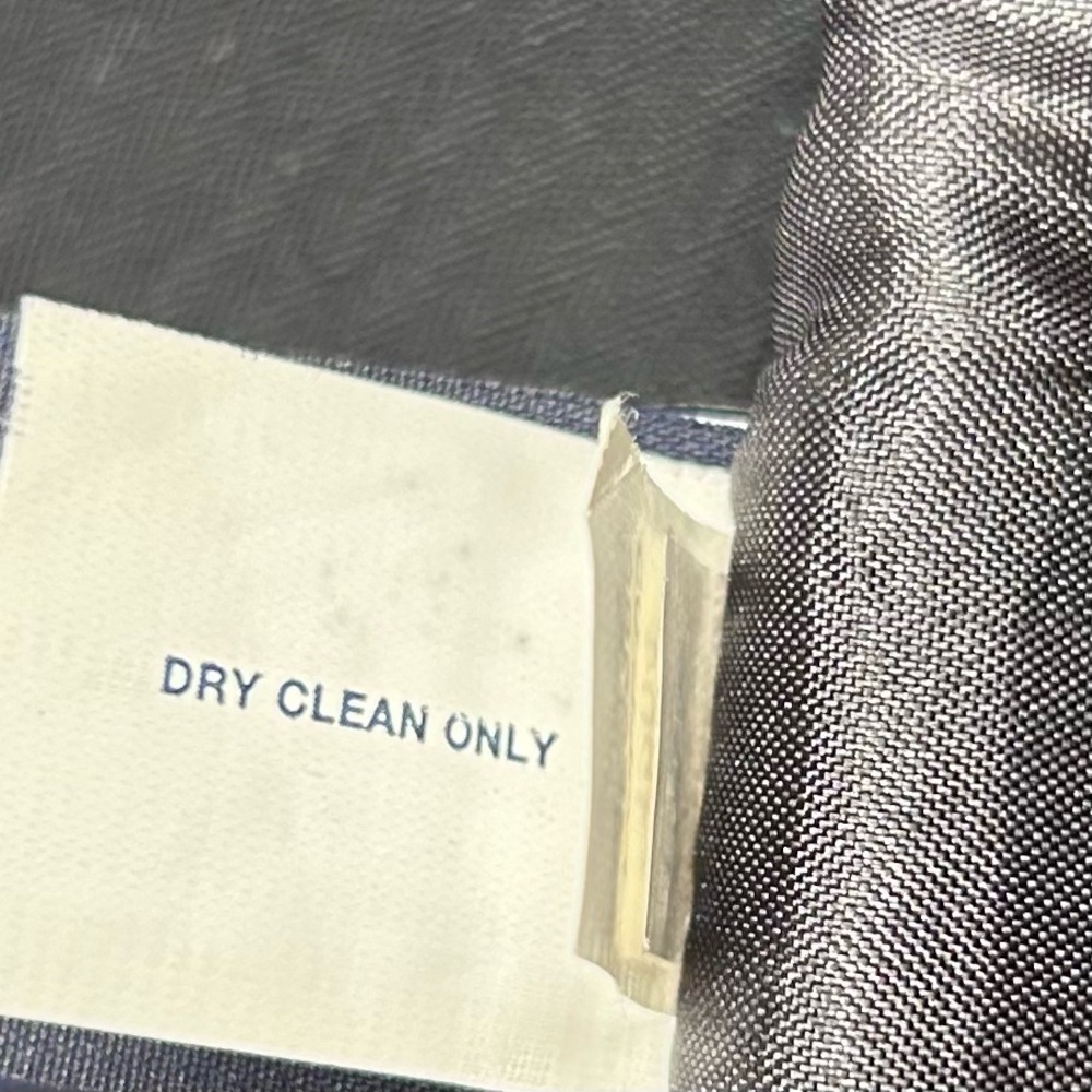 GAP VINTAGE Charcoal Gray Virgin Wool Skirt W 4 Pleated Bottom Side Zip Lined - Picture 12 of 15